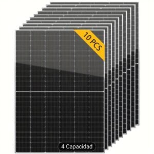 LOTE DE PANELES SOLARES 550W (10 UNIDADES) ⚡ Kit profesional para proyectos de energía solar