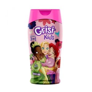 CAJA PREMIUM CHAMPÚ INFANTIL 3 EN 1 PRINCESA DISNEY GRISI KIDS - 20 UNIDADES