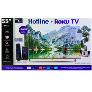 TELEVISOR SMART HOTLINE 55" HL55RK - TECNOLOGÍA ROKU